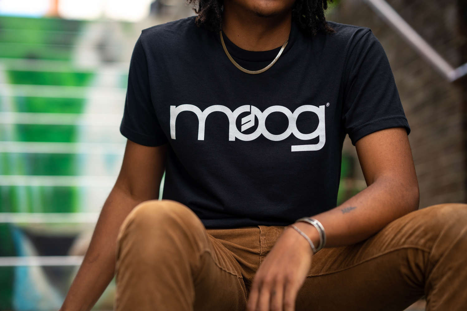MOOG synthesizer Logo T Shirt 2Side